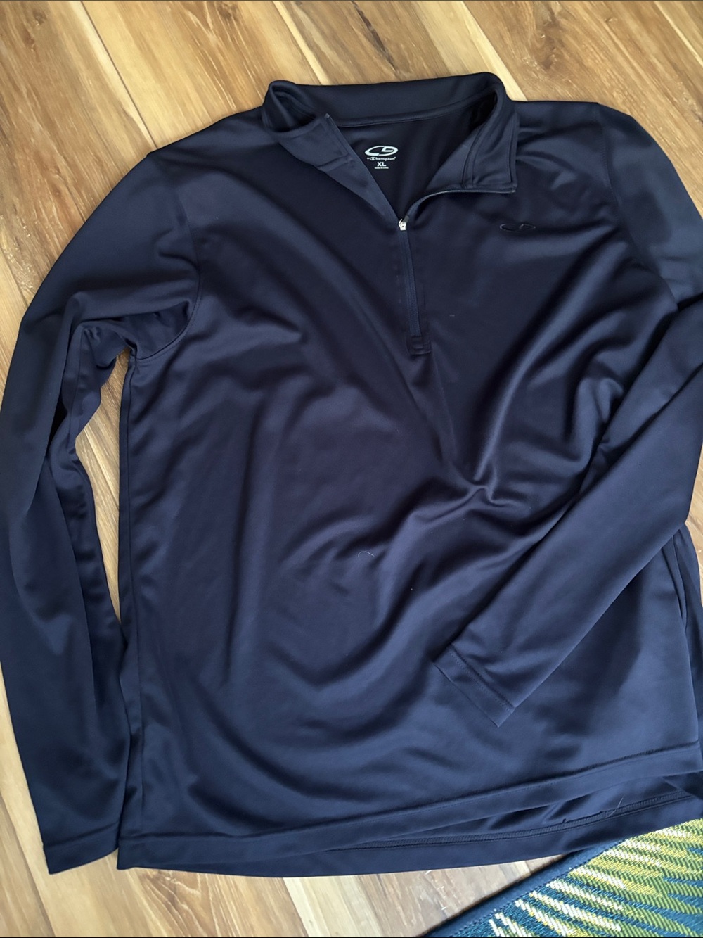 Champion Navy Quarter-Zip Performance Top